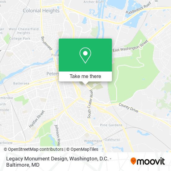 Mapa de Legacy Monument Design