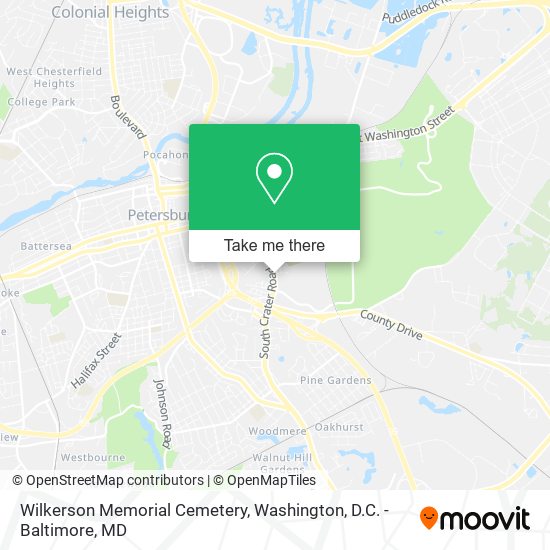 Wilkerson Memorial Cemetery map