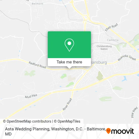 Asta Wedding Planning map