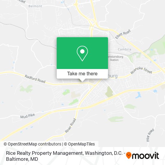Rice Realty Property Management map