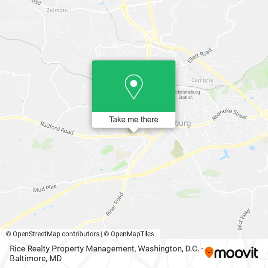 Rice Realty Property Management map