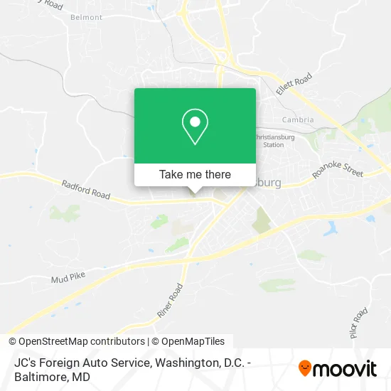 JC's Foreign Auto Service map