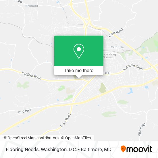Flooring Needs map