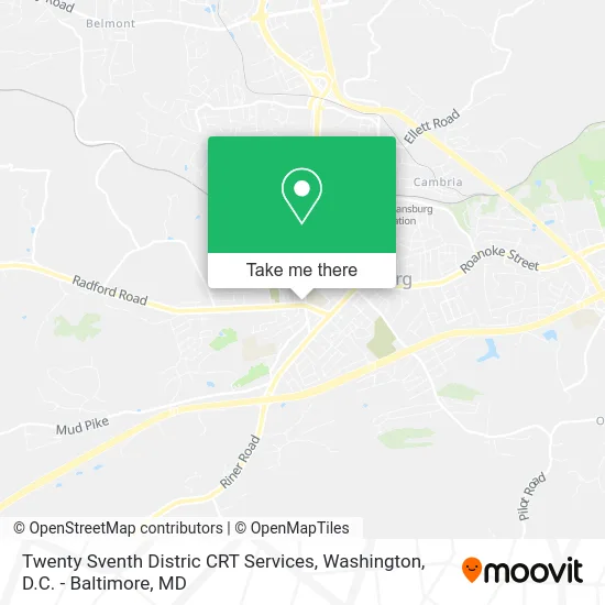 Twenty Sventh Distric CRT Services map