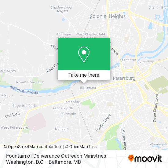 Mapa de Fountain of Deliverance Outreach Ministries