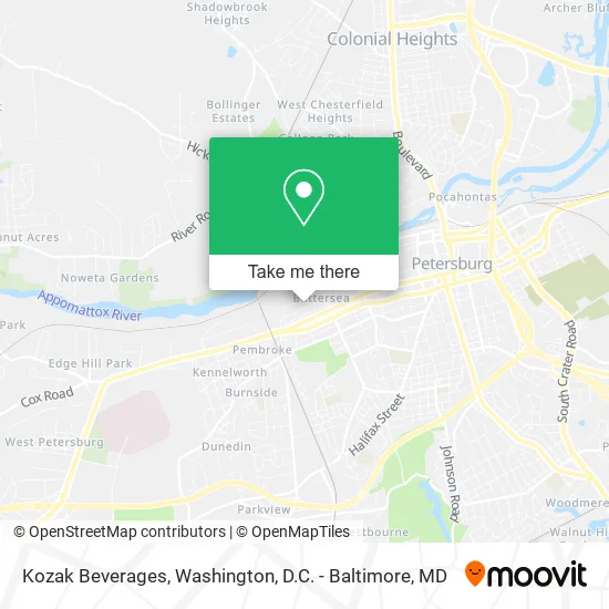 Kozak Beverages map