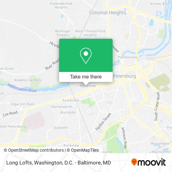 Long Lofts map