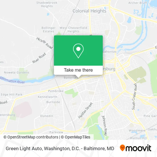 Green Light Auto map