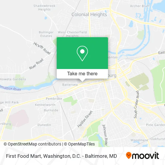 First Food Mart map