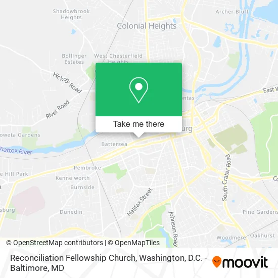 Reconciliation Fellowship Church map