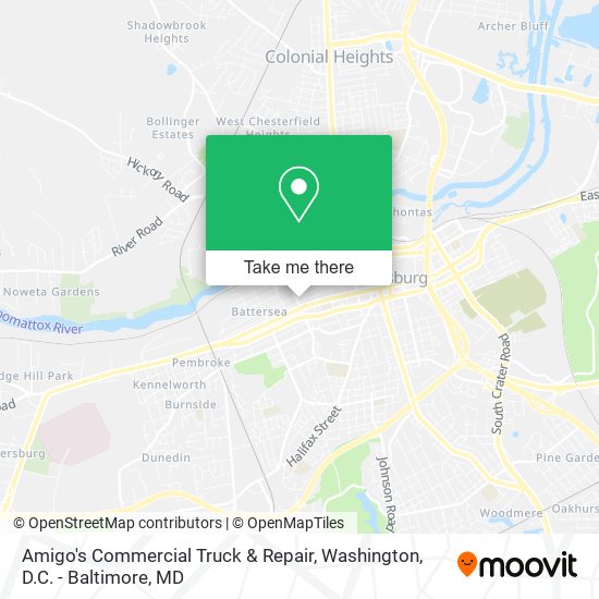 Mapa de Amigo's Commercial Truck & Repair