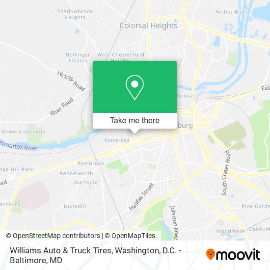 Williams Auto & Truck Tires map