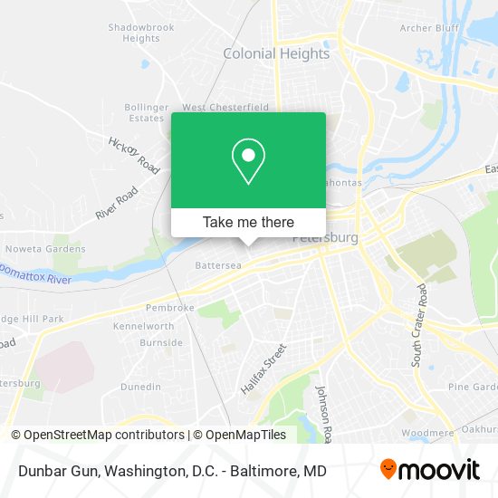 Dunbar Gun map