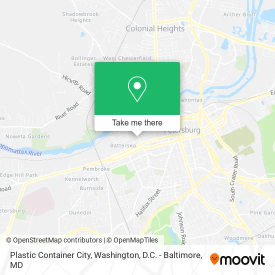 Mapa de Plastic Container City