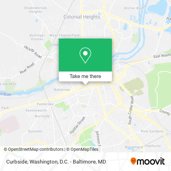 Curbside map