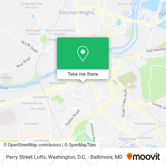 Perry Street Lofts map