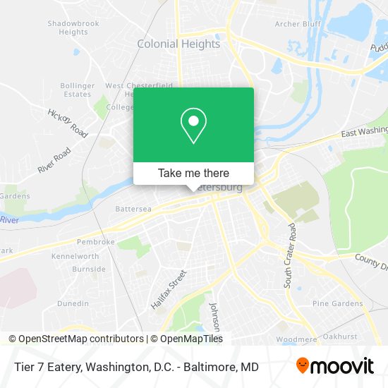 Mapa de Tier 7 Eatery