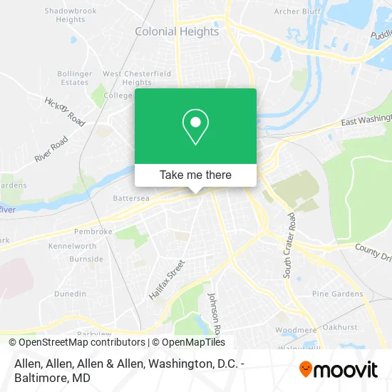 Mapa de Allen, Allen, Allen & Allen
