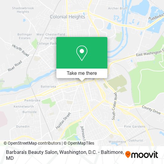 Barbara's Beauty Salon map