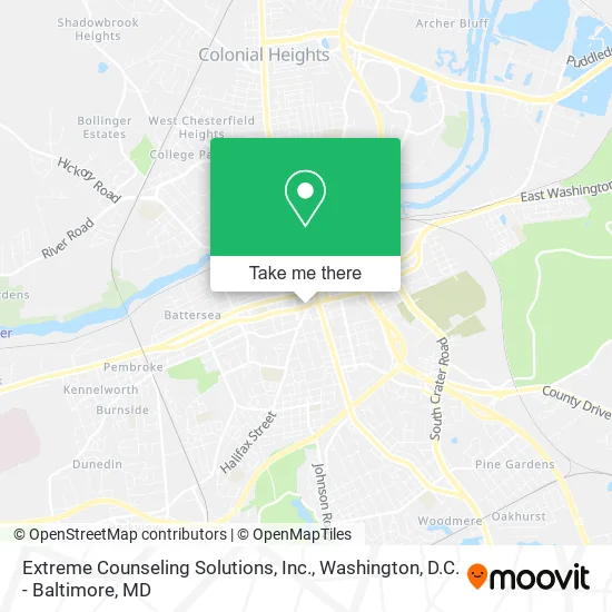 Mapa de Extreme Counseling Solutions, Inc.