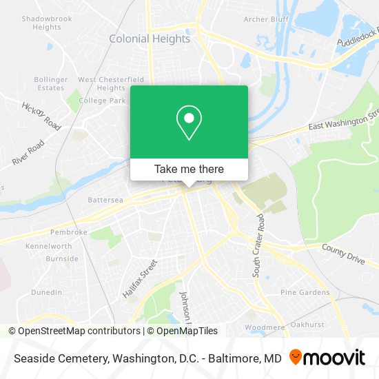 Seaside Cemetery map