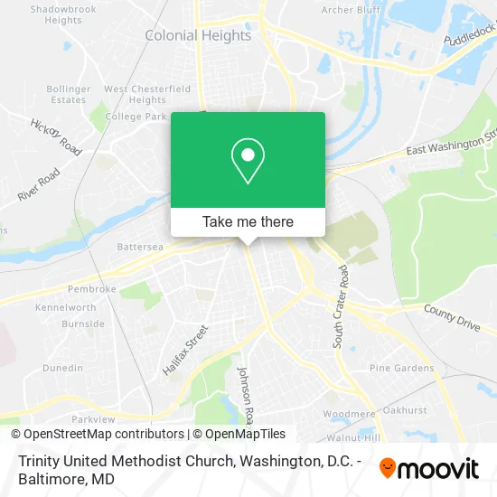 Trinity United Methodist Church map