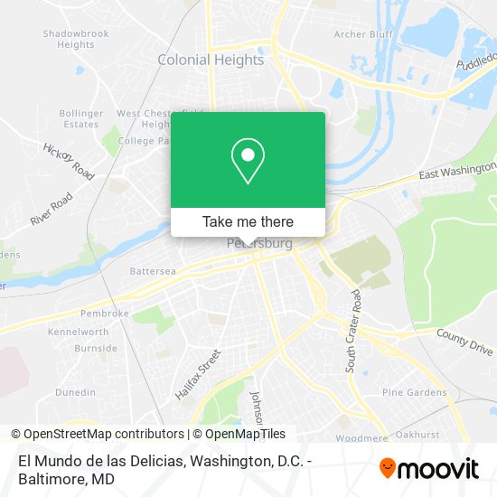 El Mundo de las Delicias map