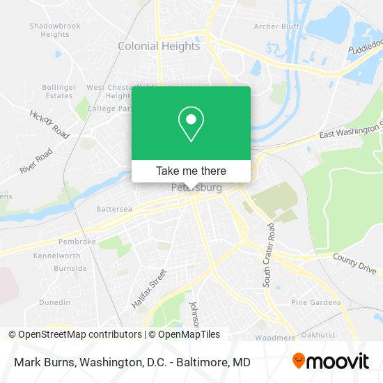 Mapa de Mark Burns