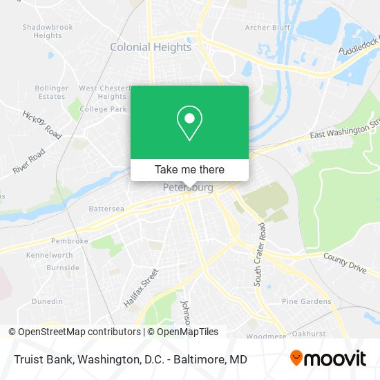 Mapa de Truist Bank