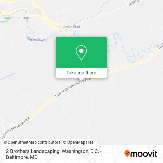 Mapa de 2 Brothers Landscaping