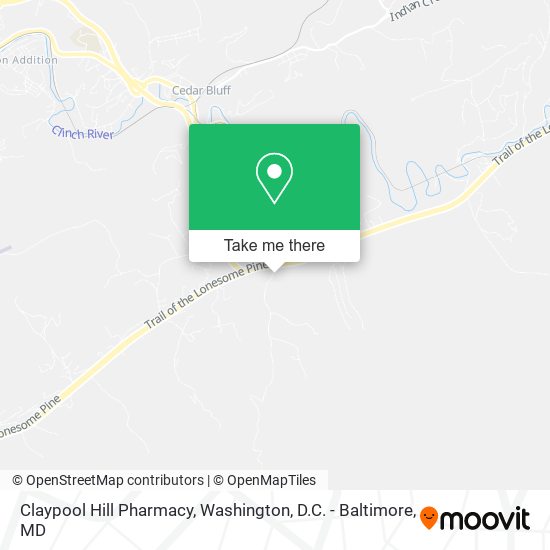 Claypool Hill Pharmacy map