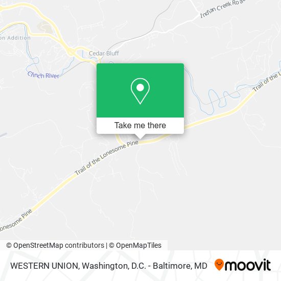 Mapa de WESTERN UNION