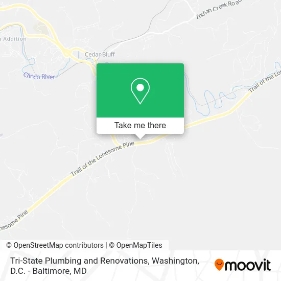 Tri-State Plumbing and Renovations map