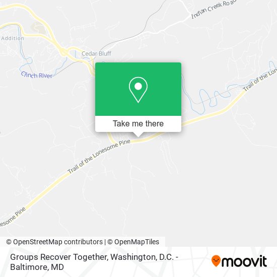 Mapa de Groups Recover Together
