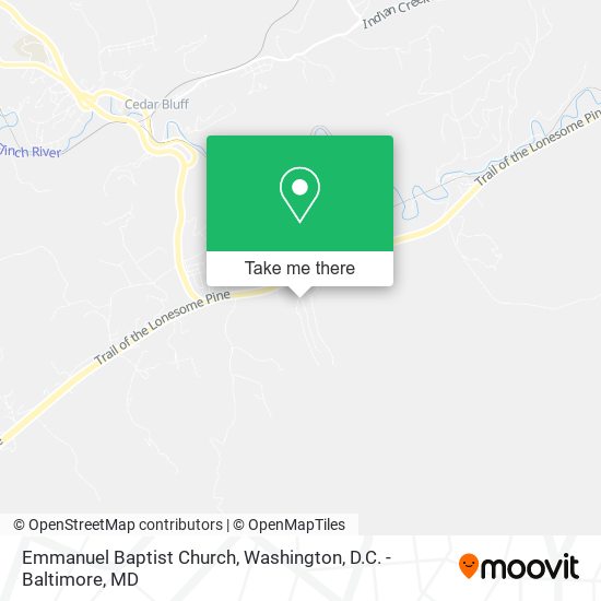 Emmanuel Baptist Church map