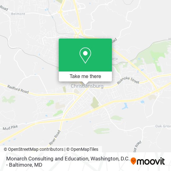 Monarch Consulting and Education map