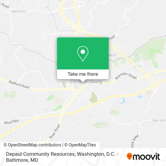 Depaul Community Resources map