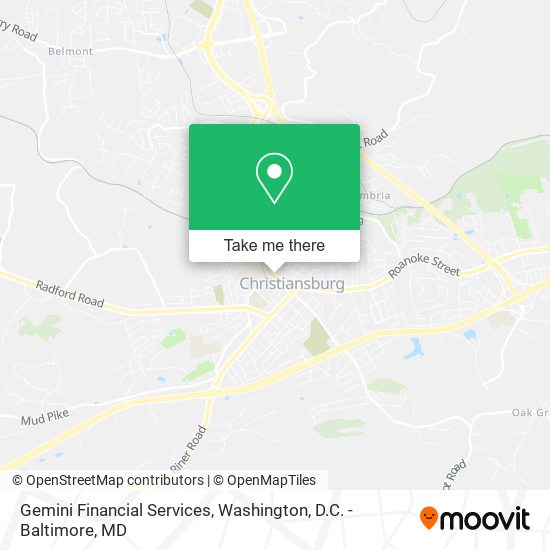 Mapa de Gemini Financial Services