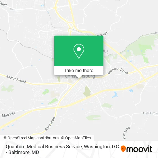 Quantum Medical Business Service map