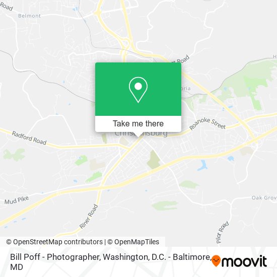 Bill Poff - Photographer map