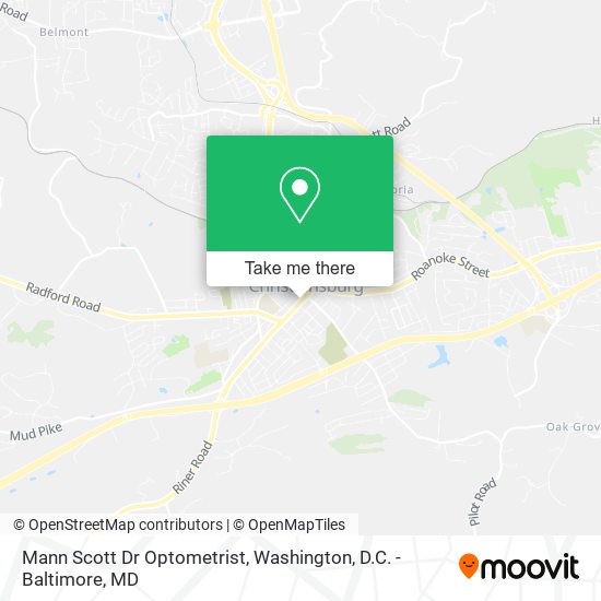 Mapa de Mann Scott Dr Optometrist