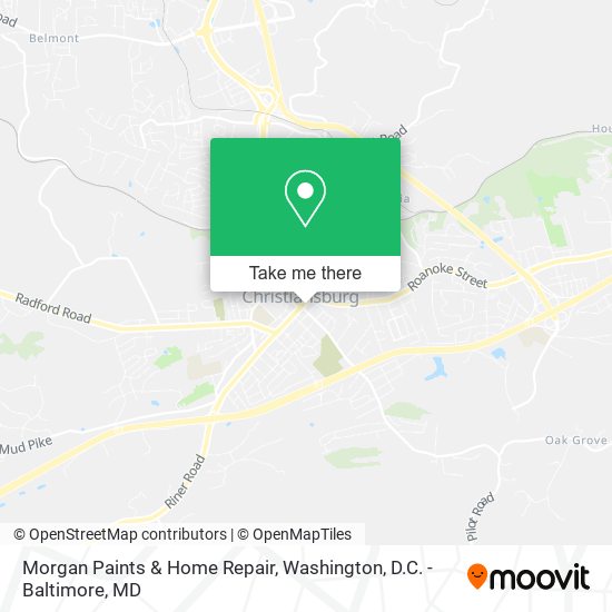 Morgan Paints & Home Repair map