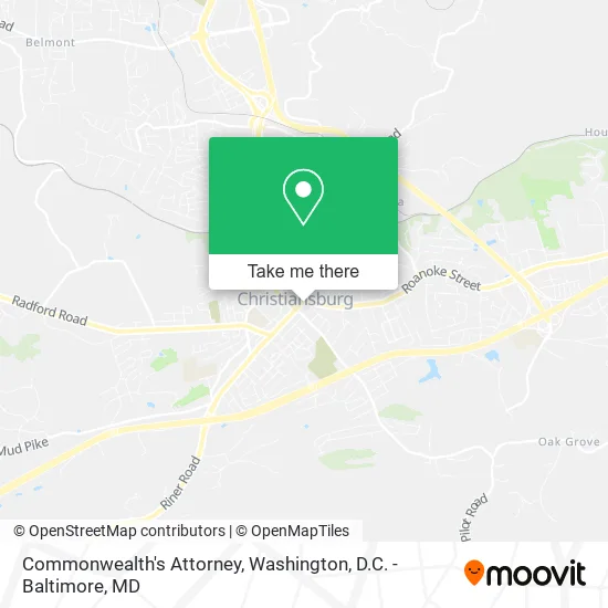 Commonwealth's Attorney map