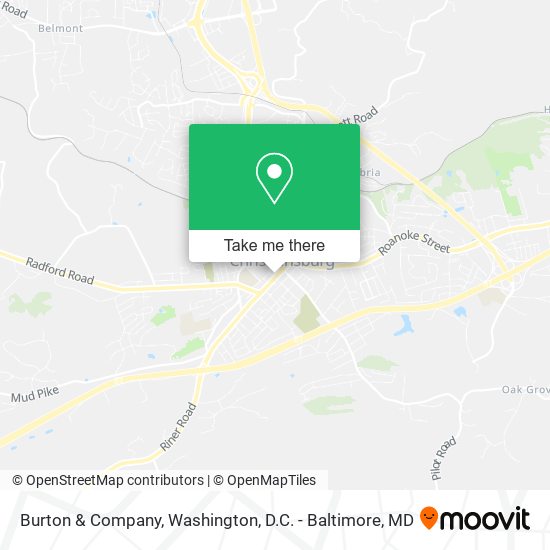 Mapa de Burton & Company