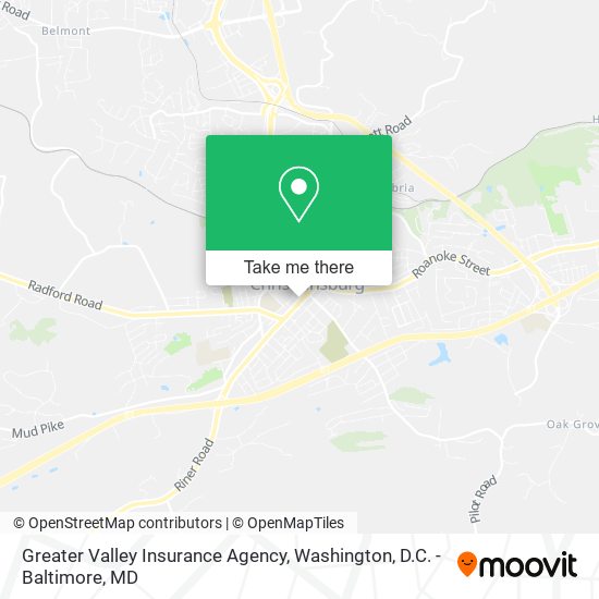 Mapa de Greater Valley Insurance Agency