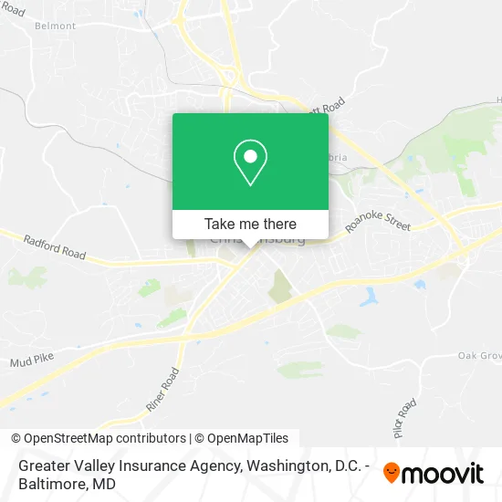 Greater Valley Insurance Agency map