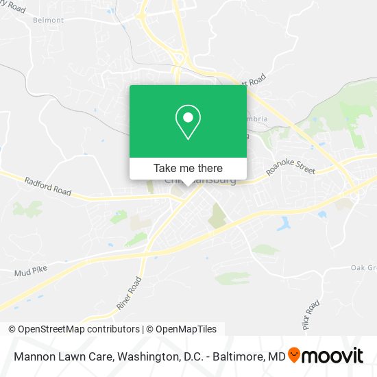 Mannon Lawn Care map