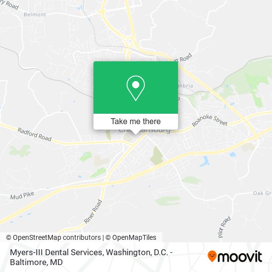 Mapa de Myers-III Dental Services