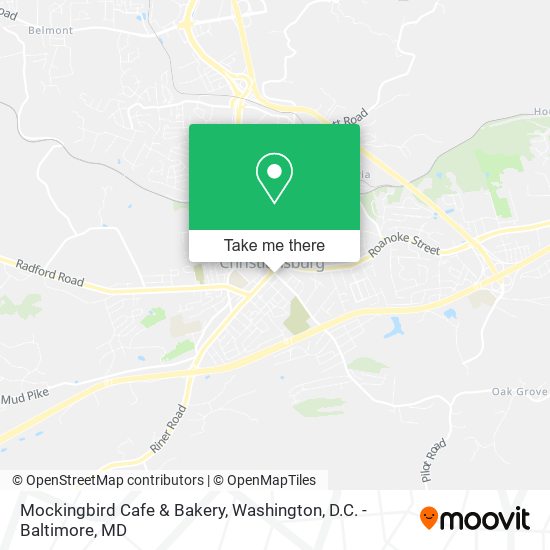 Mapa de Mockingbird Cafe & Bakery