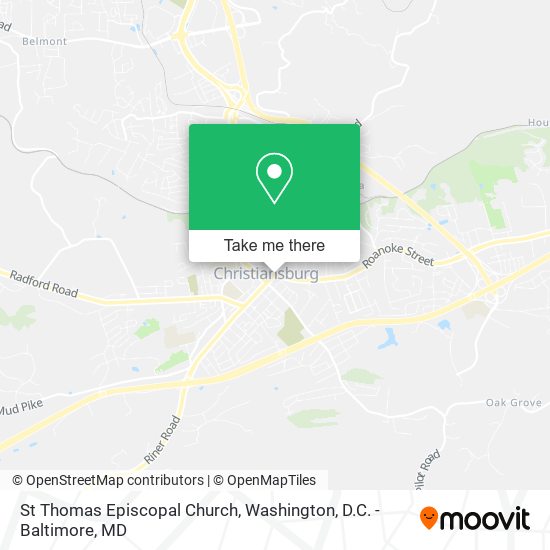 St Thomas Episcopal Church map
